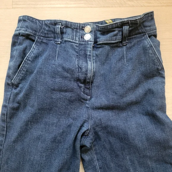 Maeve By Anthropologie Blue Flare Jeans Classic Wide Leg Style - Picture 3 of 15